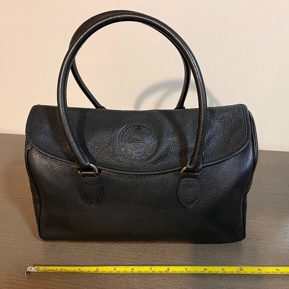 Rare longchamp Grain Leather Bag - Picture 9 of 11